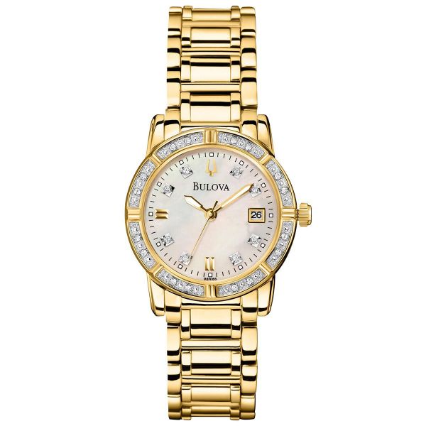  Đồng hồ Nữ Bulova Women's  98R135 Diamond Size 28mm 