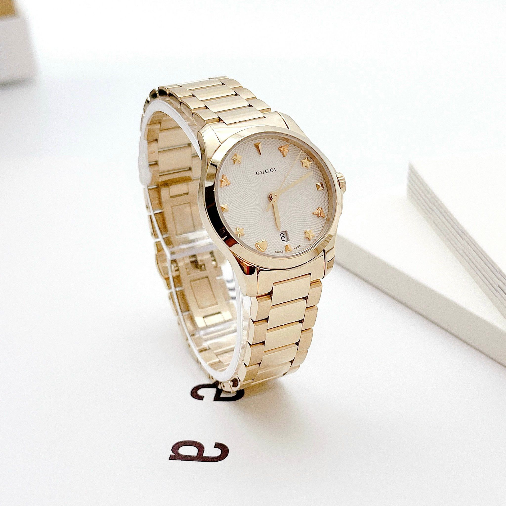  Đồng hồ Nữ Gucci G Timeless YA126576A size 28mm 