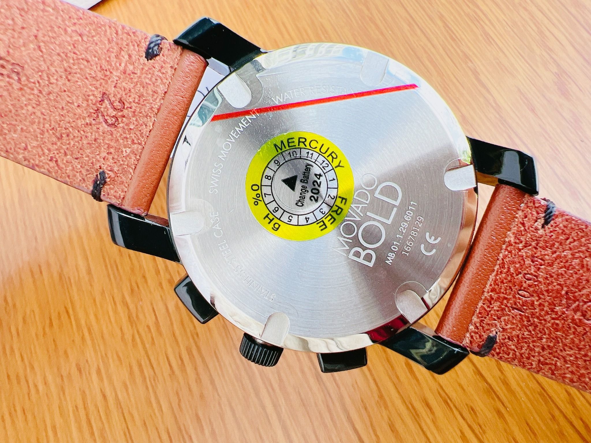 ng h Nam Movado Bold 3600540 d y da size 44mm kimwatchvn