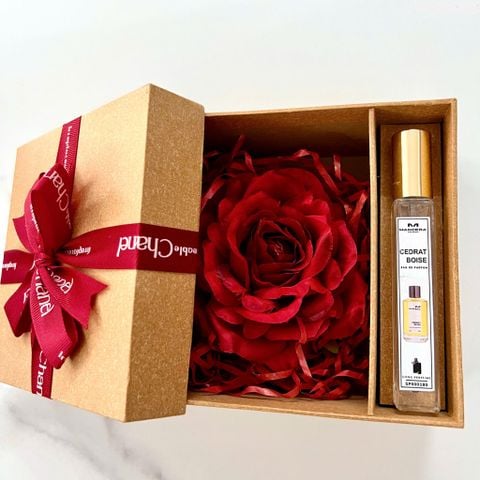 Hộp Quà Size Nhỏ Kèm Hoa Vải