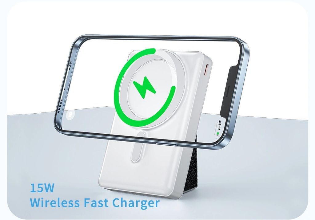 POWERBANK - SẠC dự phòng Magsafe WiWU JC-20 Magnetic Wireless 10000 mah
