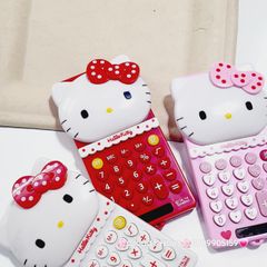 Máy Tính Hello Kitty Mini Cầm Tay (3 màu) - kèm dây charm KT966