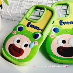 Case Ốp điện thoại iPhone Su dẻo Cosplay Ếch Emm.. iPhone 11/12/13/14/15/Pro/Promax