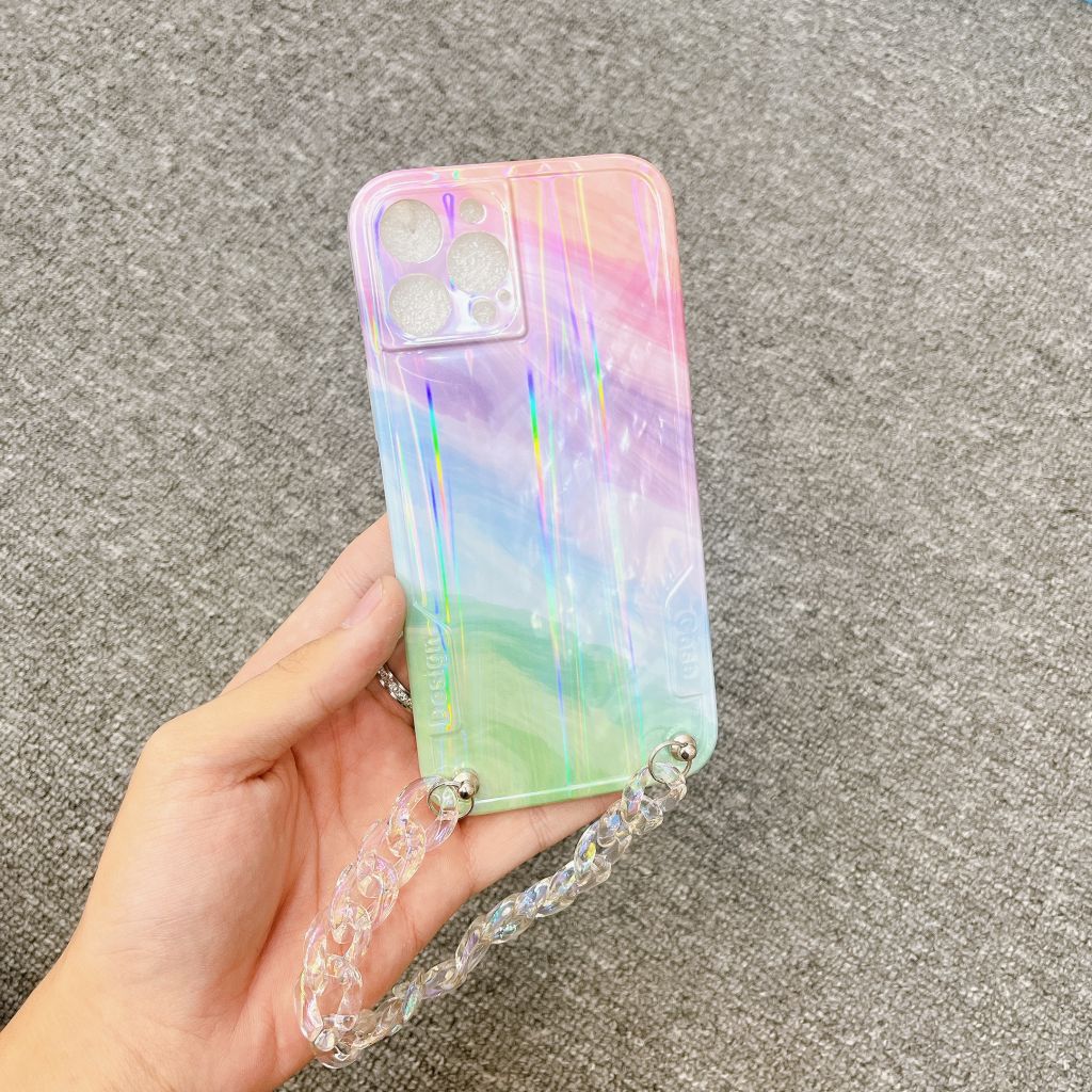 Case Ốp điện thoại iPhone Tua rua Hologram iPhone 7/8/X/Xs/XsMax/11/12/Plus/Pro/Promax