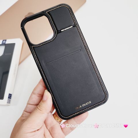 Case Ốp điện thoại iPhone Da Chống dựng Dux Ducis Magsafe iPhone 11/12/13/14/15/Plus/Pro/Promax