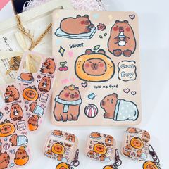 Case Ốp Bao da iPad Chuột Capybara iPad 9.7/10/10.2/10.5/10.9/11/12.9inch