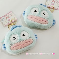 Bóp Móc Khóa Gấu Bông 3D Nổi Kèm Charm Lotso & Kuromi