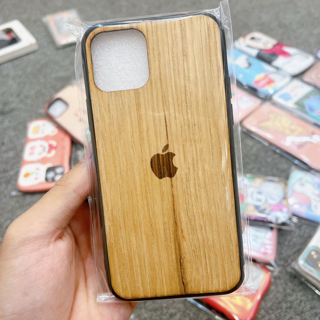 Case Ốp điện thoại iPhone Lưng gỗ