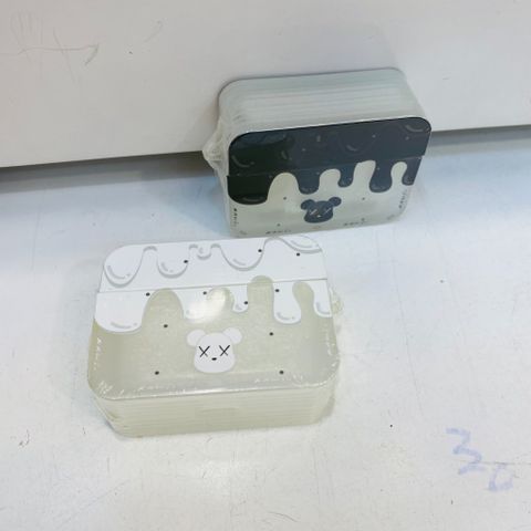 COVER AIRPOD BEARBRICK Form Vuông Nhám Trong Airpod 1/2/Pro/Pro2