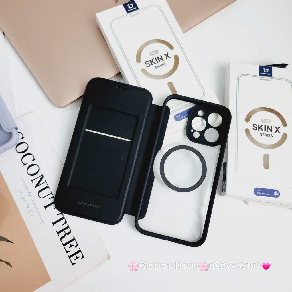 Case Ốp điện thoại iPhone Bao da Skin X Magsafe iPhone 11/12/13/14/15/Plus/Pro/Promax