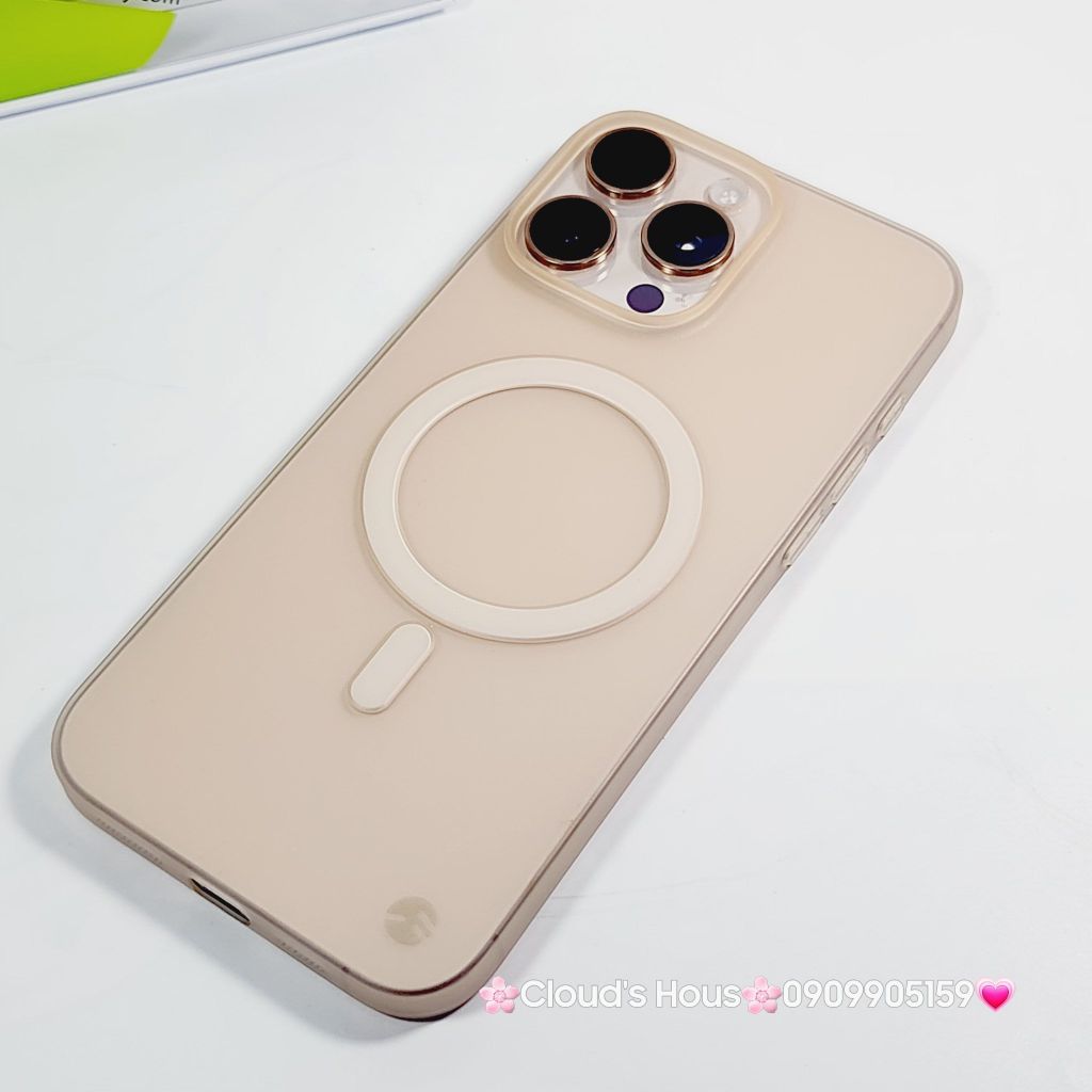 Case Ốp điện thoại iPhone Switcheasy Ultra Slim Nhám Lụa Siêu Mỏng Magsafe 0.35mm 16/Plus/Pro/Promax