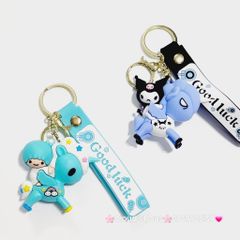 Móc Khóa Kuromi & Cậu bé Cưỡi Ngựa Good Luck (2 mẫu)