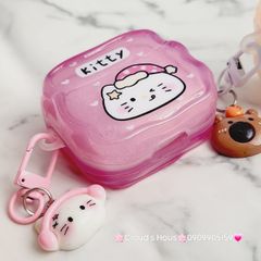 Cover Case Vỏ bảo vệ Airpod Mèo Kitty phao gợn sóng phao gợn sóng Airpod 1/2/3/Pro/Pro2