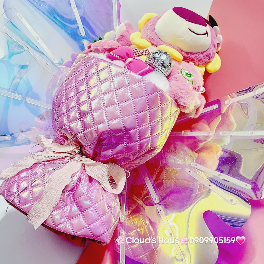 Bó hoa Gấu Bông Gấu Dâu Lotso