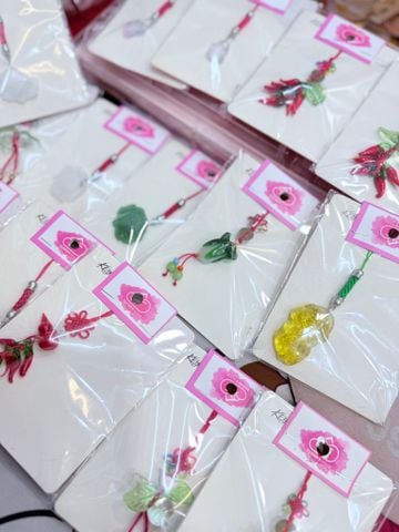 Móc Điện Thoại Móc Túi Phụ Kiện Đẹp nhiều mẫu Tài Lộc chất liệu đá ( TAIWAN)