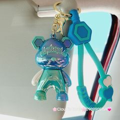 Móc Khóa Gấu Sứ Strive Hai Màu