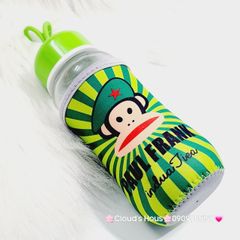 Bình Nước Thủy tinh Doraemon và Khỉ