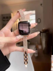 Dây Apple Watch liền đính đá sang chảnh