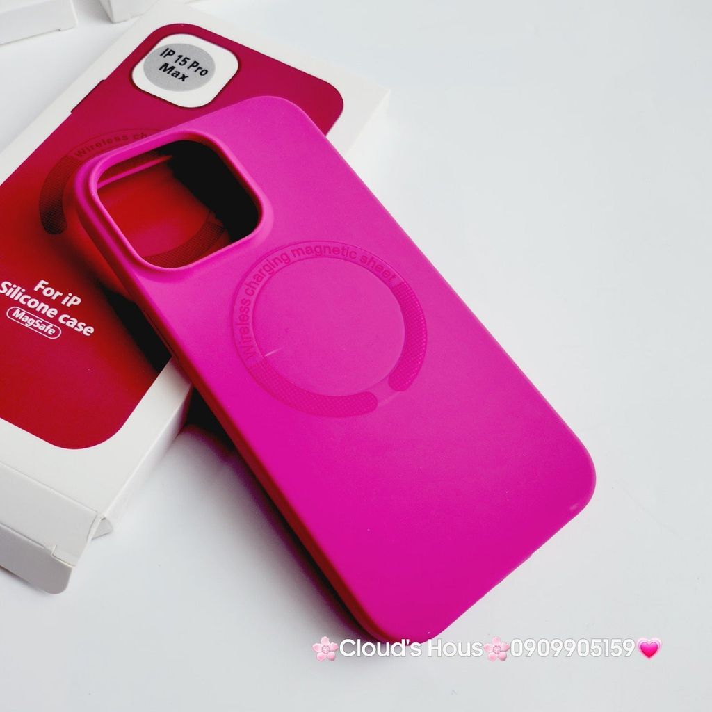 Case Ốp điện thoại iPhone Silicone Magsafe Basic iPhone 11/12/13/14/15/Plus/Pro/Promax