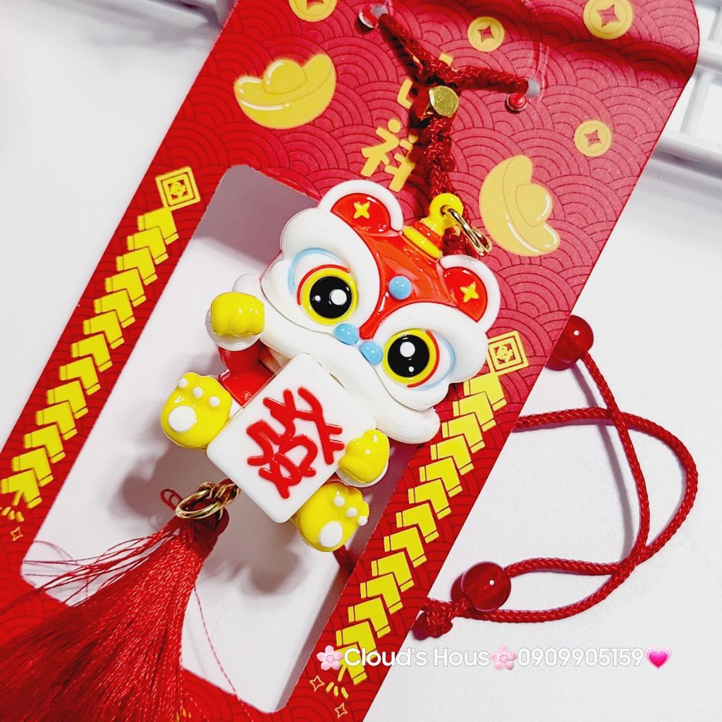 KHÁNH Lân Rồng chúc TẾT ( treo xe hơi)