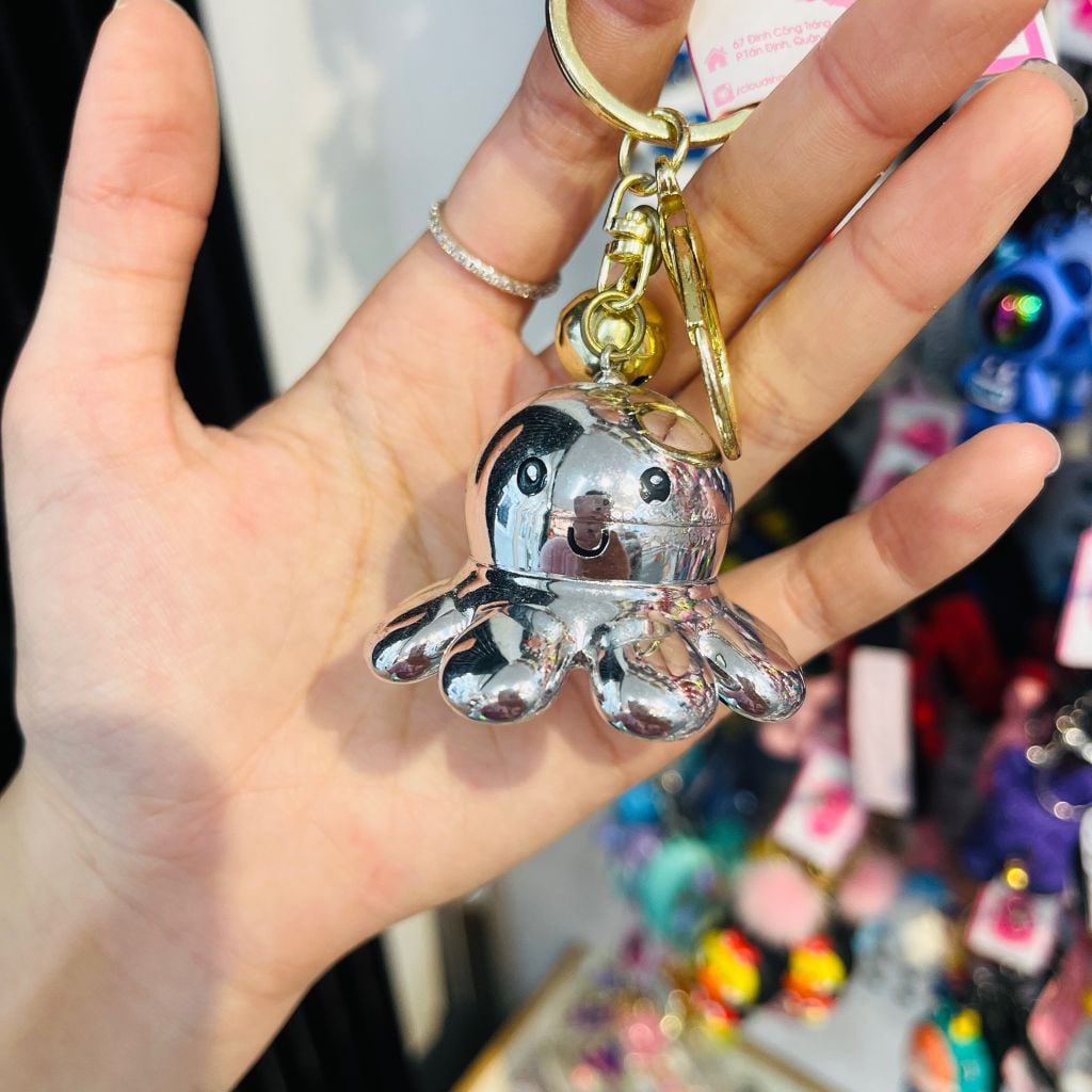MÓC KHOÁ Bạch Tuột Sứ Kute