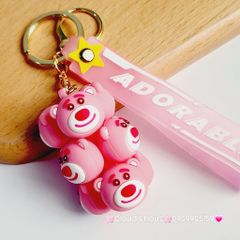 Móc Khóa Lotso & hoạt hình Chùm Mini Adorable