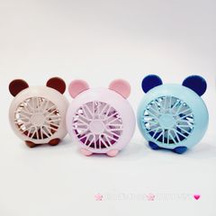 Mini Fan - Quạt Tai Thỏ và Gấu để bàn siêu mini