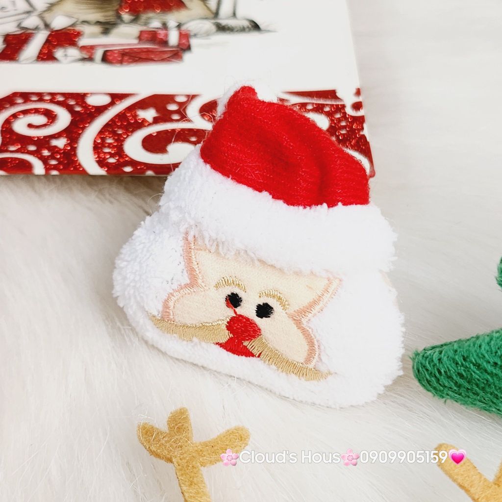 PopSocket Noel Merry Christmas Bông vải