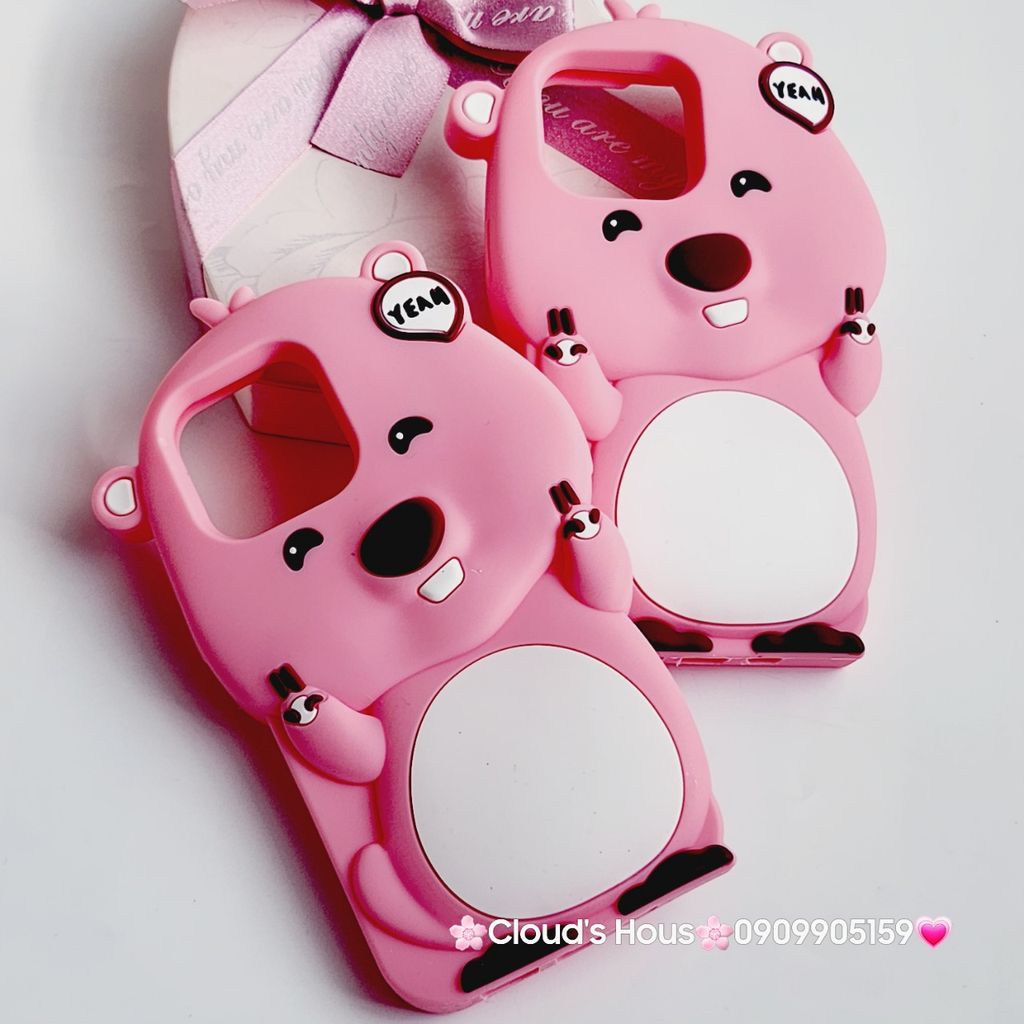 Case Ốp điện thoại iPhone Su dẻo Chuột Loopy Yeah iPhone 6P/7P/8P/X/Xs/XSMax/11/12/13/14/15/Pro/Promax