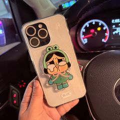 Case Ốp điện thoại iPhone Trong Crytal Magsafe Xanh Mint Pastel Case iPhone 12/13/14/15/16/Pro/Promax