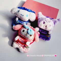 Móc Khóa Gấu Bông Gói Bánh Kuromi Melody Cinnamoroll