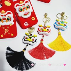 Móc Khóa Lân Rồng TẾT Tua rua