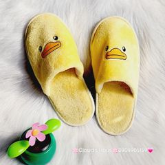 Dép Lông đi trong nhà hoạt hình của trẻ em - người lớn