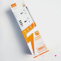 Ổ Cắm Điện Đa Năng Chính hãng LDNIO SC5415 2500W (5 cổng AC, 3 cổng USB, 1 cổng Type C PD20W)