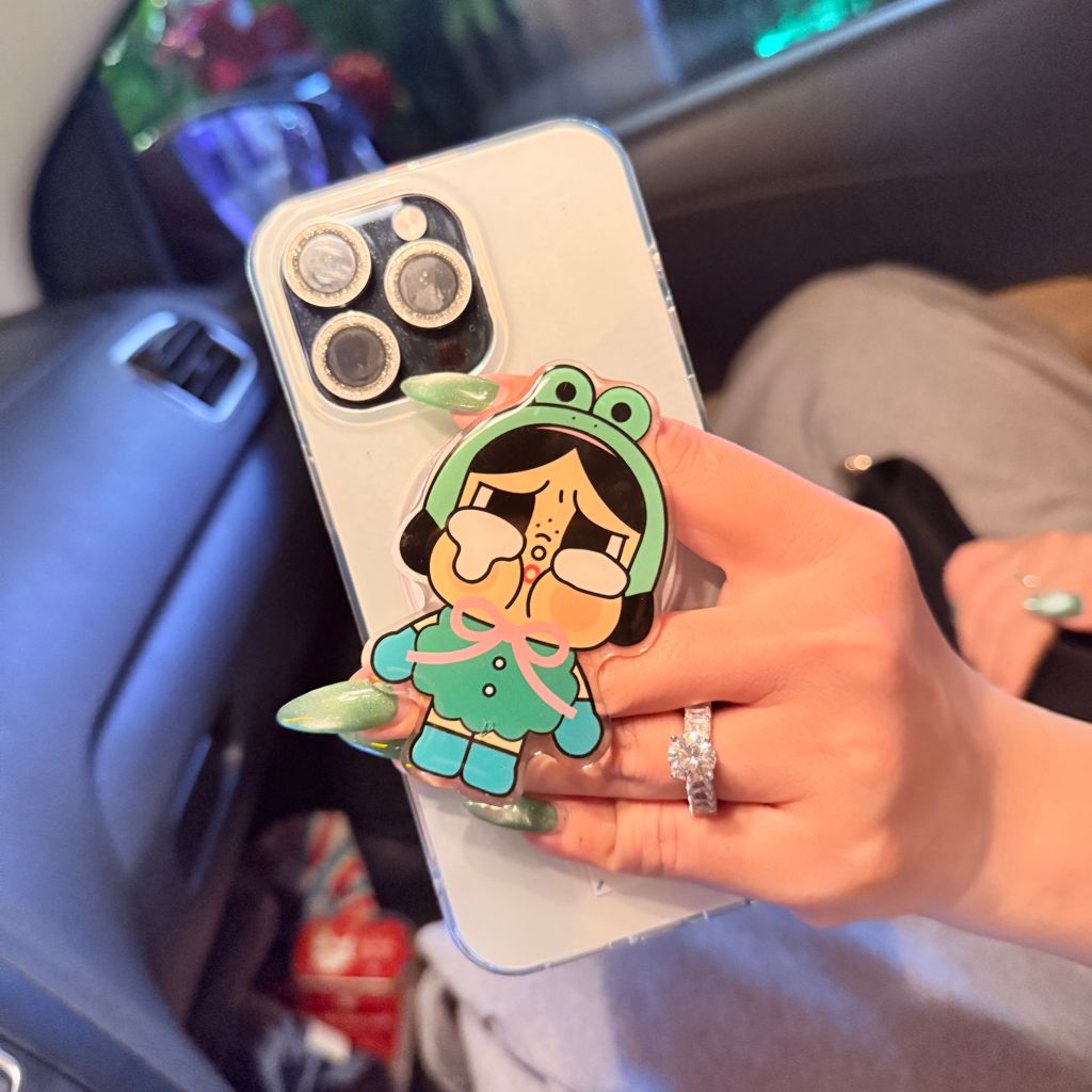 Case Ốp điện thoại iPhone Trong Crytal Magsafe Xanh Mint Pastel Case iPhone 12/13/14/15/16/Pro/Promax