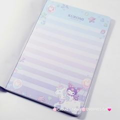 Sổ Tay - Vở Sanrio Kuromi Cinnamoroll Melody Hello Kitty Cho bé (ĐÀI LOAN)
