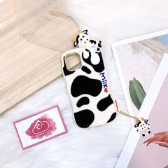 Case Ốp điện thoại iPhone BÒ SỮA SU DẺO nổi iPhone 7/8/Plus/X/Xs/XsMax/11/12/Pro/Promax