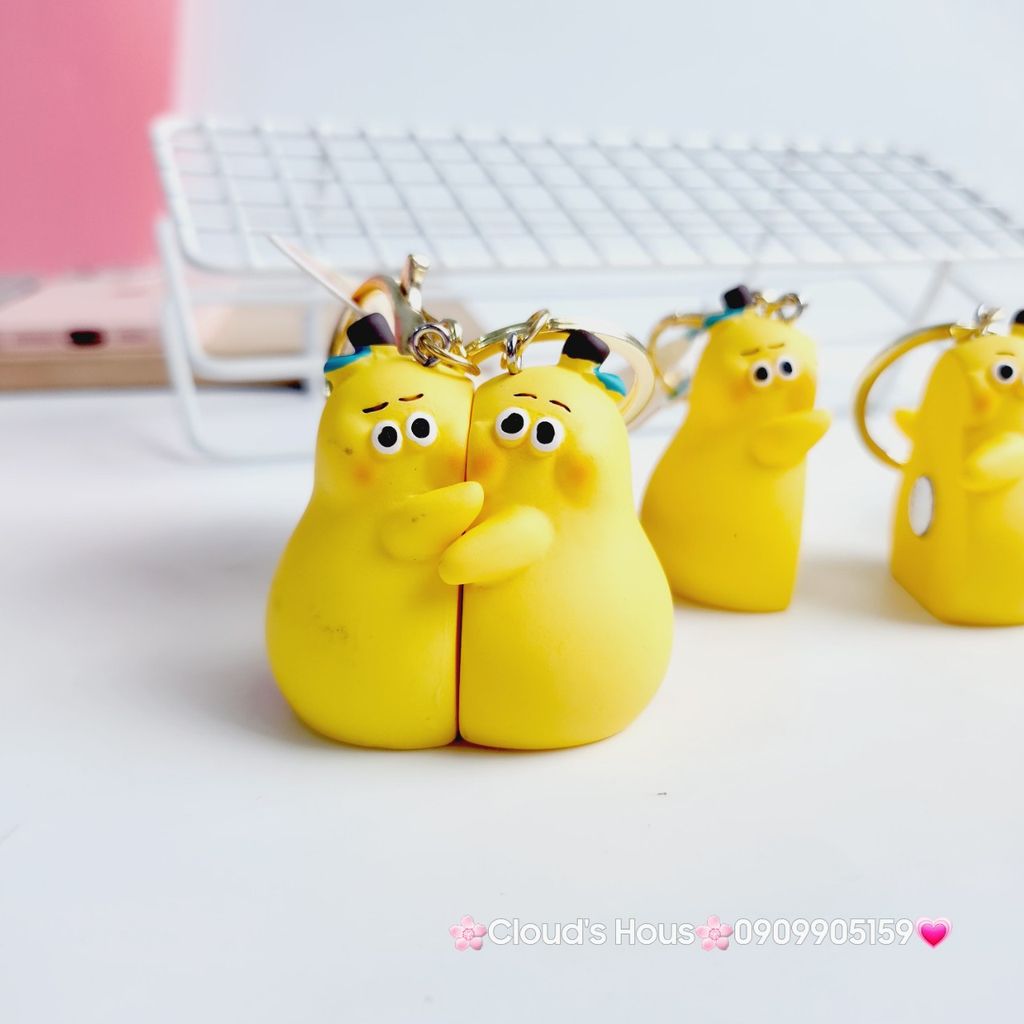 Móc Khóa Trái Chuối Đôi