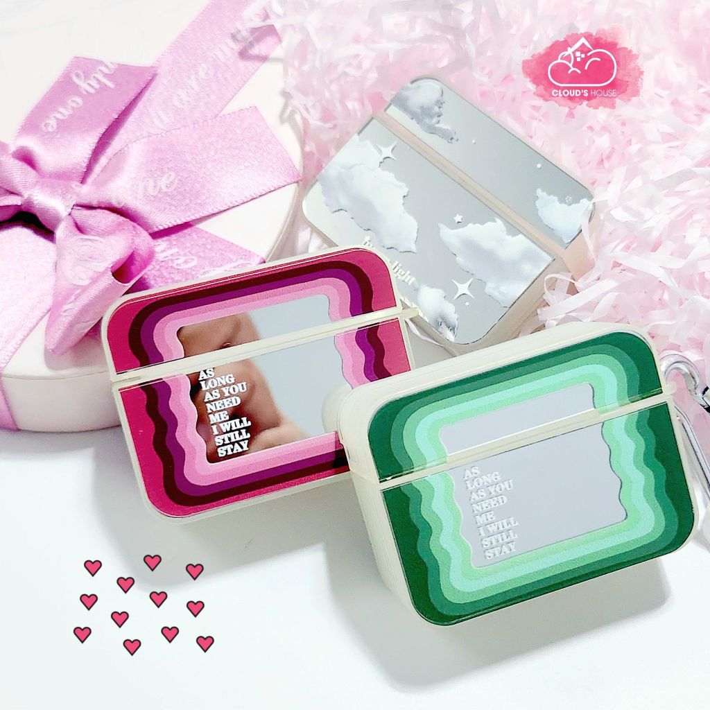 COVER AIRPOD Tráng Gương Form Vuông
