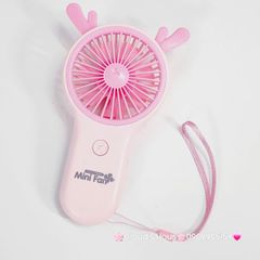 Mini Fan - Quạt Cầm Tay nhiều mẫu Sừng Siêu Kute ( nhiều màu)