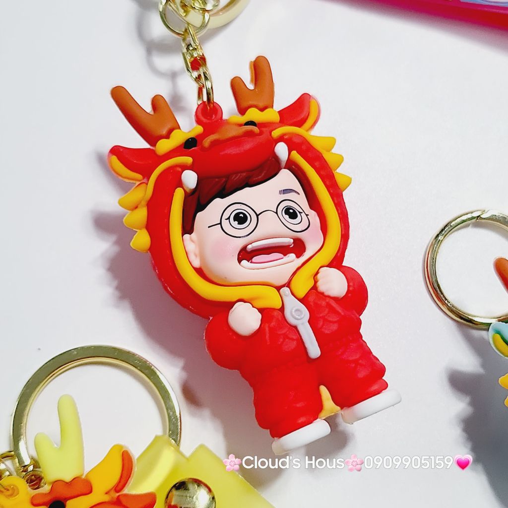 Móc Khóa Cậu Bé Cosplay Rồng TẾT