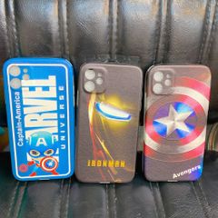 Case ốp điện thoại Iphone Nhám da Marvel siêu anh hùng (nhiều mẫu)