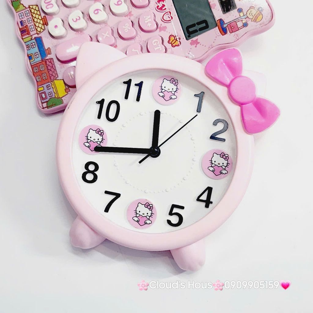 Đồng Hồ Để Bàn Hello Kitty Nhiều Màu