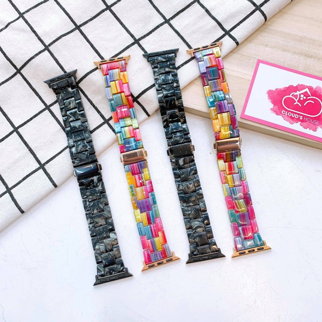 Dây Apple Watch VÂN ĐÁ SANG CHẢNH LADY