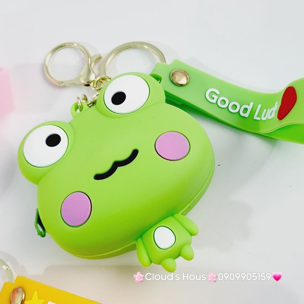 Bóp Móc Khóa Silicone Nhỏ Gọn Hoạt Hình Kute