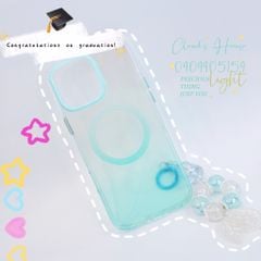 Case Ốp điện thoại iPhone TGVI'S Magsafe Trong Nhám Hologram iPhone 16/Pro/Promax