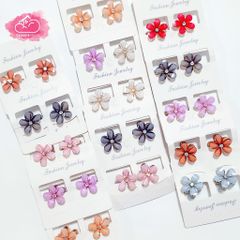 Kẹp tóc Hoa Đá Bling Bling - Ngọc Trai