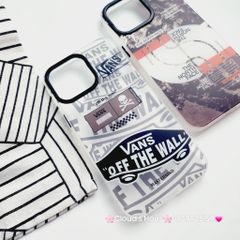Case Ốp điện thoại iPhone Nhám Vans & The North Face iPhone X/Xs/XSM/11/12/13/14/15/Plus/Pro/Promax