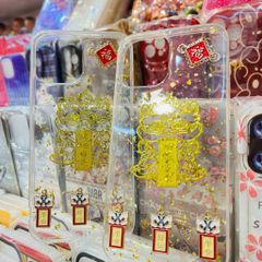 Case Ốp điện thoại iPhone RỒNG VÀNG - CHỮ LONG trong dẻo iPhone 11/12/13/14/15/Pro/Promax TẾT