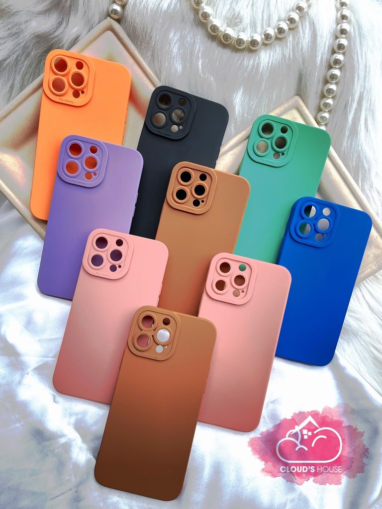 Case Ốp điện thoại iPhone Silicone Nhám Dẻo Basic iPhone 13Promax